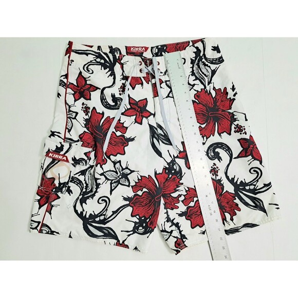 KIRRA Y2K Vintage Men's 34Floral Hawaiian Aloha Surf Beach Board Swim Shorts - Picture 6 of 8